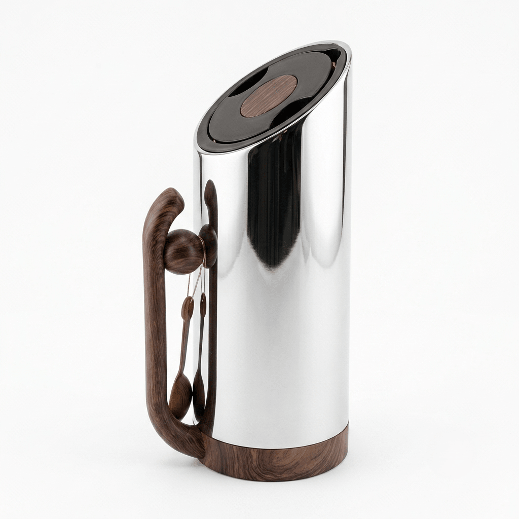 Mahra Stainless Steel Vacuum Flask – 0.8 Ltr – Silver/Dark Wood - Al Kabayel Discount CentreMahra Stainless Steel Vacuum Flask – 0.8 Ltr – Silver/Dark WoodThermosMAHRAAl Kabayel Discount Centre