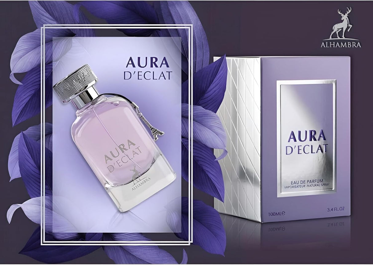 Maison Alhambra Aura D'eclat EDP - 100ML - Al Kabayel Discount CentreMaison Alhambra Aura D'eclat EDP - 100MLPerfumesMAISON ALHAMBRAAl Kabayel Discount Centre