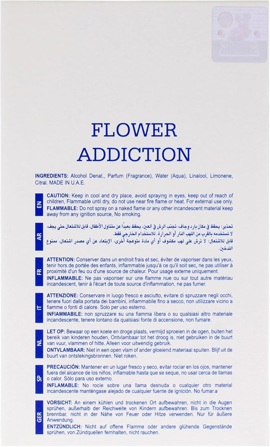 Maison Alhambra Flower Addiction 100Ml Edp - Al Kabayel Discount CentreMaison Alhambra Flower Addiction 100Ml EdpPerfumesMAISON ALHAMBRAAl Kabayel Discount Centre