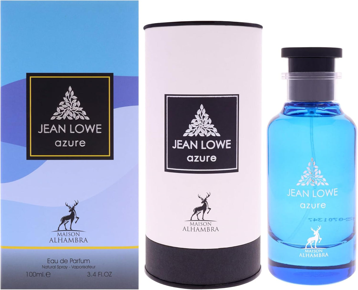 Maison Alhambra Jean Lowe Azure for Unisex Eau de Parfum Spray, 3.4 Ounce / 100 ml - Al Kabayel Discount CentreMaison Alhambra Jean Lowe Azure for Unisex Eau de Parfum Spray, 3.4 Ounce / 100 mlPerfumesMAISON ALHAMBRAAl Kabayel Discount Centre