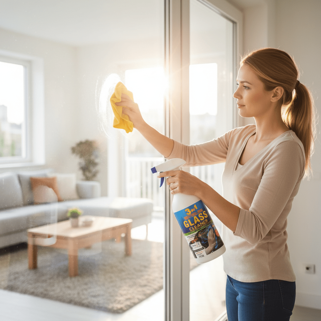 Majestic 3 - in - 1 Waterless Glass Cleaner - 1L - Al Kabayel Discount CentreMajestic 3 - in - 1 Waterless Glass Cleaner - 1LCleaning SuppliesMAJESTICAl Kabayel Discount Centre