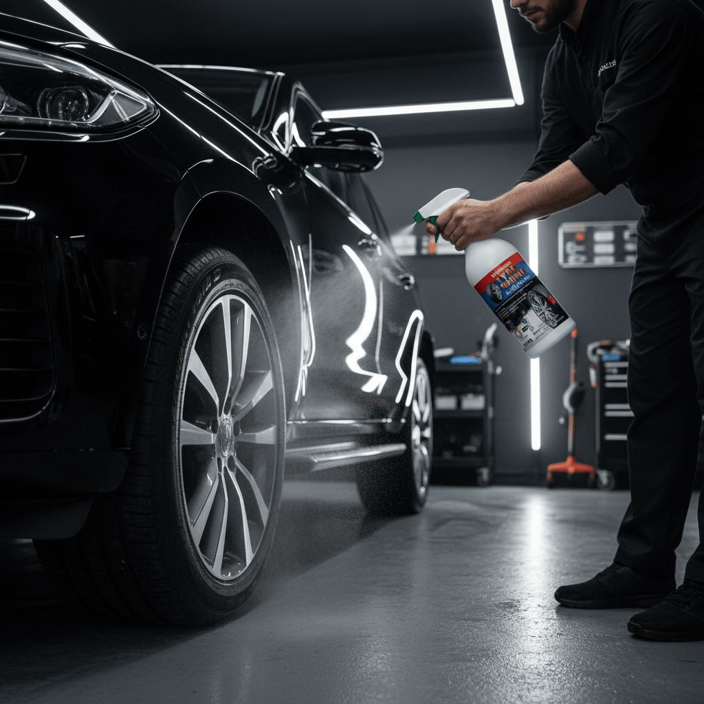Majestic Tyre Shine & Cleaner Spray Waterless - 1L - Al Kabayel Discount CentreMajestic Tyre Shine & Cleaner Spray Waterless - 1LAutomotiveMAJESTICAl Kabayel Discount Centre