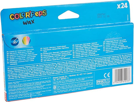 Maped Color Wax Crayons 24Pcs - Al Kabayel Discount CentreMaped Color Wax Crayons 24PcsCrayonsMAPEDAl Kabayel Discount Centre