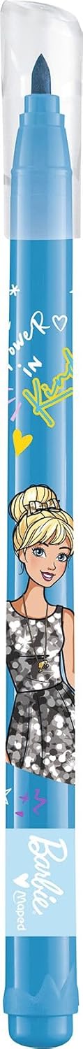 Maped Felt Tip Pens Barbie x12Pcs bright Colours - Fixed Soft Tip:2.8MM - Writing Length > 220MM - Al Kabayel Discount CentreMaped Felt Tip Pens Barbie x12Pcs bright Colours - Fixed Soft Tip:2.8MM - Writing Length > 220MMColor PencilsMAPEDAl Kabayel Discount Centre