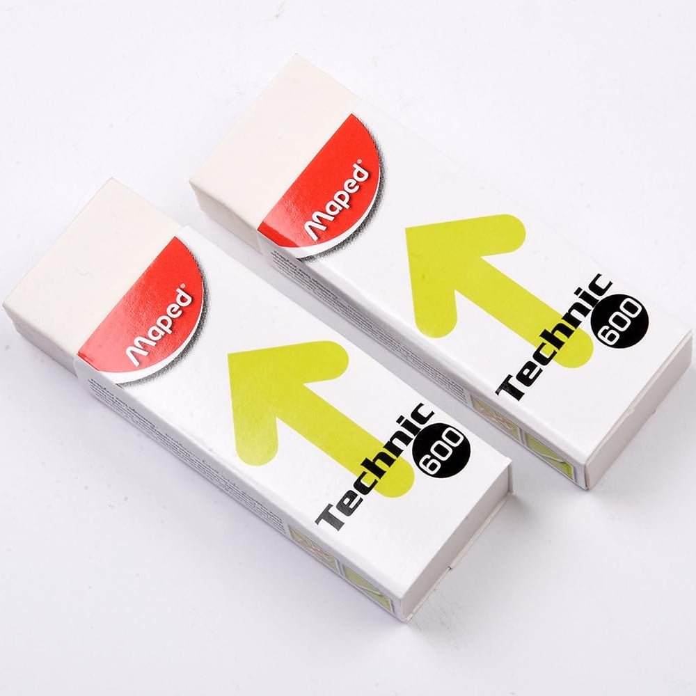 Maped Technic 600 Vinyl Eraser – White | Pack of 2 - Al Kabayel Discount CentreMaped Technic 600 Vinyl Eraser – White | Pack of 2Erasers & SharpenersMAPEDAl Kabayel Discount Centre
