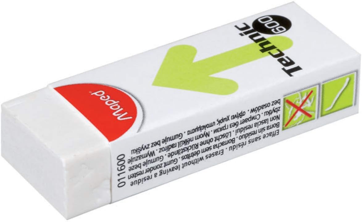 Maped Technic 600 Vinyl Eraser – White | Pack of 2 - Al Kabayel Discount CentreMaped Technic 600 Vinyl Eraser – White | Pack of 2Erasers & SharpenersMAPEDAl Kabayel Discount Centre
