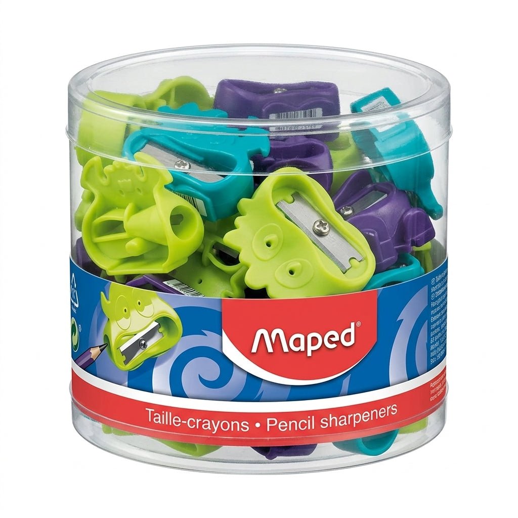 Maped Vivo Monsters 1-Hole Pencil Sharpener – Pack of 40 - Al Kabayel Discount CentreMaped Vivo Monsters 1-Hole Pencil Sharpener – Pack of 40Erasers & SharpenersMAPEDAl Kabayel Discount Centre