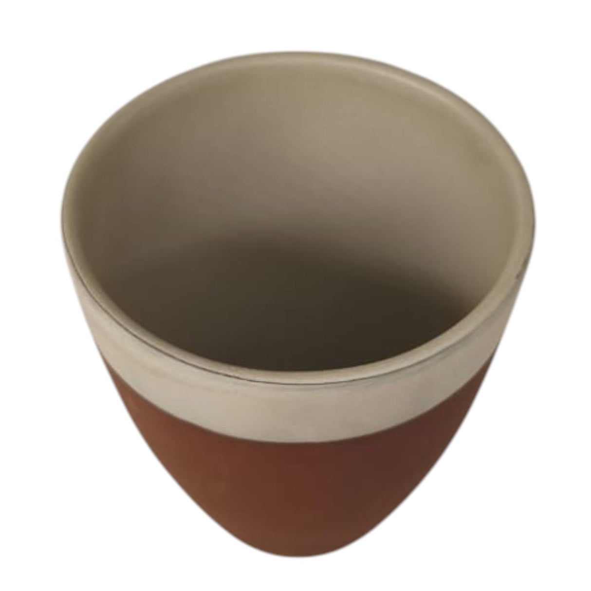 Maria Terracotta Clay Tumbler - 9cmX10cm - FloralWhite&Clay - Al Kabayel Discount CentreMaria Terracotta Clay Tumbler - 9cmX10cm - FloralWhite&ClayDrinkware SetsMARIAAl Kabayel Discount Centre