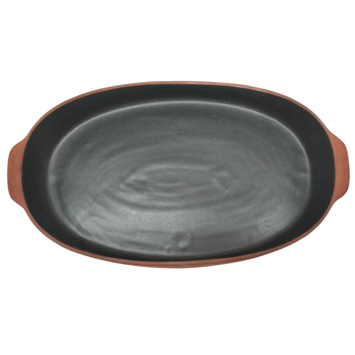 Maria Terracotta Oval Clay Baker Oven Microwave Dishwasher & Freezer Safe - 33cmX18cmX6cm - (Clay&Green) - Al Kabayel Discount CentreMaria Terracotta Oval Clay Baker Oven Microwave Dishwasher & Freezer Safe - 33cmX18cmX6cm - (Clay&Green)CookwareMARIAAl Kabayel Discount Centre