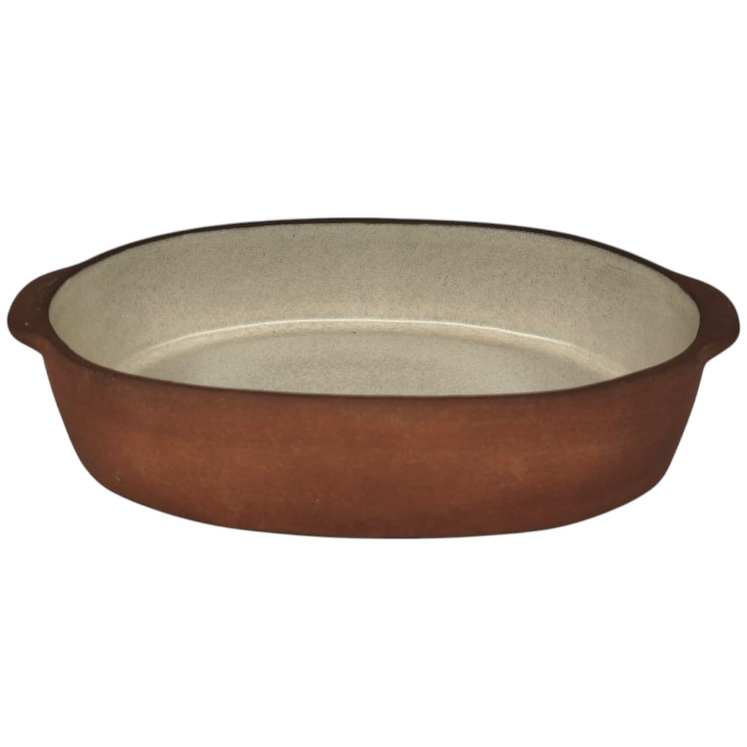 Maria Terracotta Oval Clay Baker Oven Microwave Dishwasher & Freezer Safe (Medium) 27cmX17cmX5cm - (FloralWhite&Clay) - Al Kabayel Discount CentreMaria Terracotta Oval Clay Baker Oven Microwave Dishwasher & Freezer Safe (Medium) 27cmX17cmX5cm - (FloralWhite&Clay)CookwareMARIAAl Kabayel Discount Centre