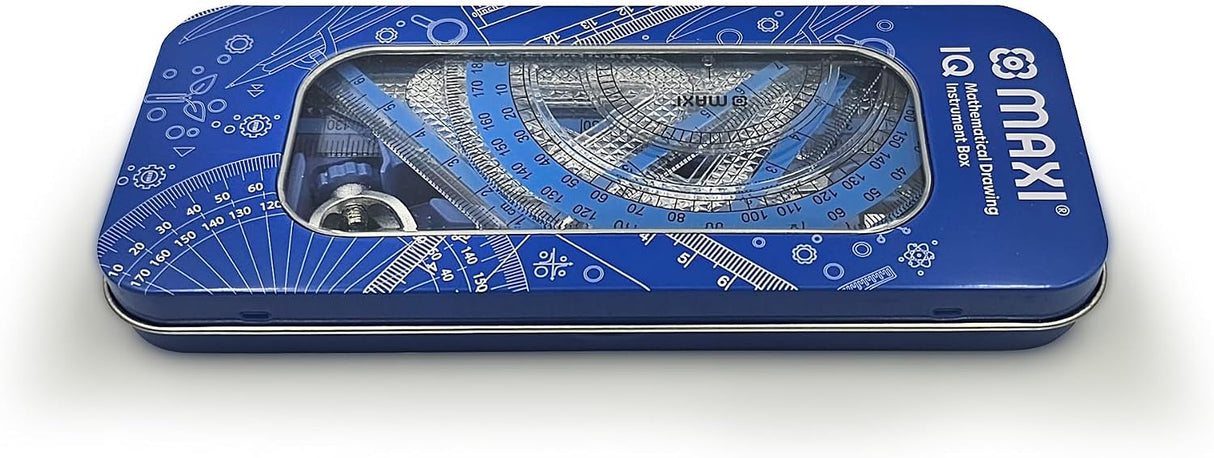 Maxi IQ Mathematical Geometry Instrument Box – 10 Piece Set - Al Kabayel Discount CentreMaxi IQ Mathematical Geometry Instrument Box – 10 Piece SetRulers & Math SetsMAXIAl Kabayel Discount Centre