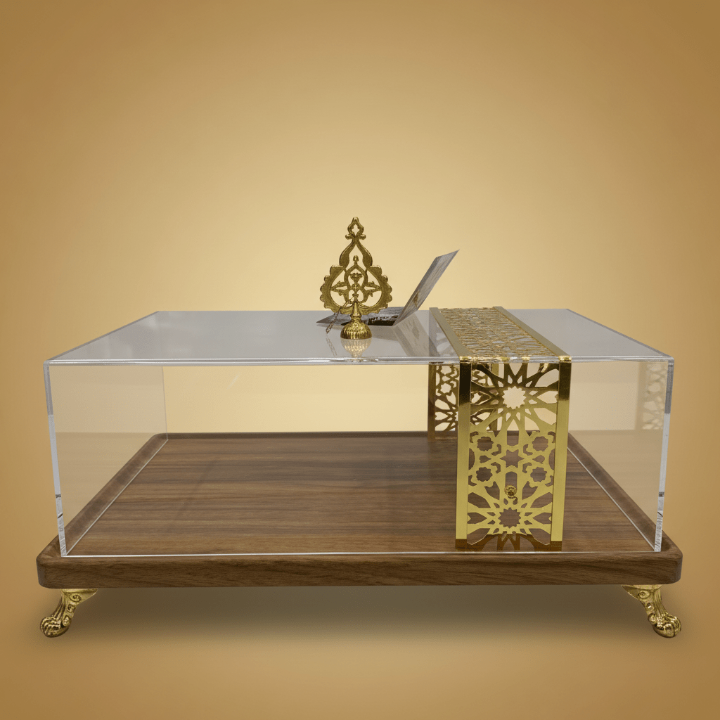 May Flower Medium Rectangular Wooden Serving Tray with Acrylic Cover – Stylish Food Presentation – 33 × 23 × 14 cm - Al Kabayel Discount CentreMay Flower Medium Rectangular Wooden Serving Tray with Acrylic Cover – Stylish Food Presentation – 33 × 23 × 14 cmServing TraysMAY FLOWERAl Kabayel Discount Centre