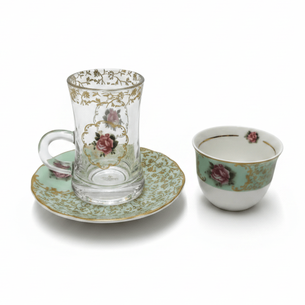 Mayflower 18Pcs Tea & Coffee Set – Green Rose - Al Kabayel Discount CentreMayflower 18Pcs Tea & Coffee Set – Green RoseTea SetsMAYFLOWERAl Kabayel Discount Centre