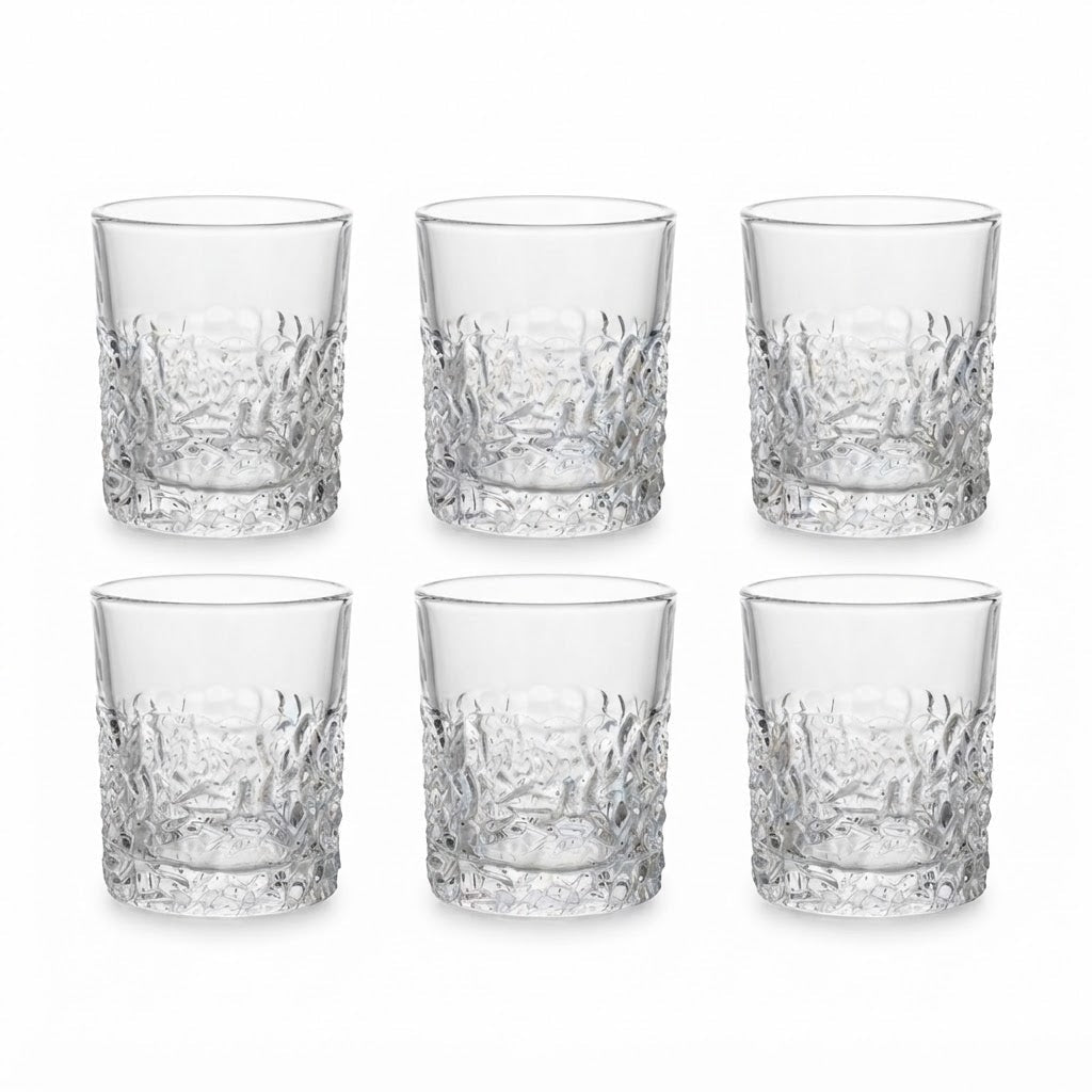 Mayflower 7-Piece Crystal Glass Decanter Set - 1 Decanter & 6 Glasses - Al Kabayel Discount CentreMayflower 7-Piece Crystal Glass Decanter Set - 1 Decanter & 6 GlassesDrinkware SetsMAYFLOWERAl Kabayel Discount Centre