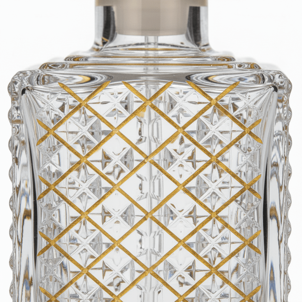 Mayflower Crystal Glass Perfume Bottle with Golden Design — 250ml - Al Kabayel Discount CentreMayflower Crystal Glass Perfume Bottle with Golden Design — 250mlPerfume BottlesMAYFLOWERAl Kabayel Discount Centre
