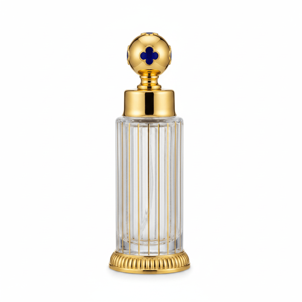 Mayflower Glass Perfume Bottle with Gold Metal Base – 250ml - Green / Pink / Red / Navy Blue - Al Kabayel Discount CentreMayflower Glass Perfume Bottle with Gold Metal Base – 250ml - Green / Pink / Red / Navy BluePerfume BottlesMAYFLOWERAl Kabayel Discount Centre