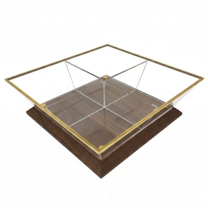 Mayflower Quad Delight Acrylic Candy Box with Wooden Stand – 30×26 cm - Al Kabayel Discount CentreMayflower Quad Delight Acrylic Candy Box with Wooden Stand – 30×26 cmJars & Food SaversMAYFLOWERAl Kabayel Discount Centre