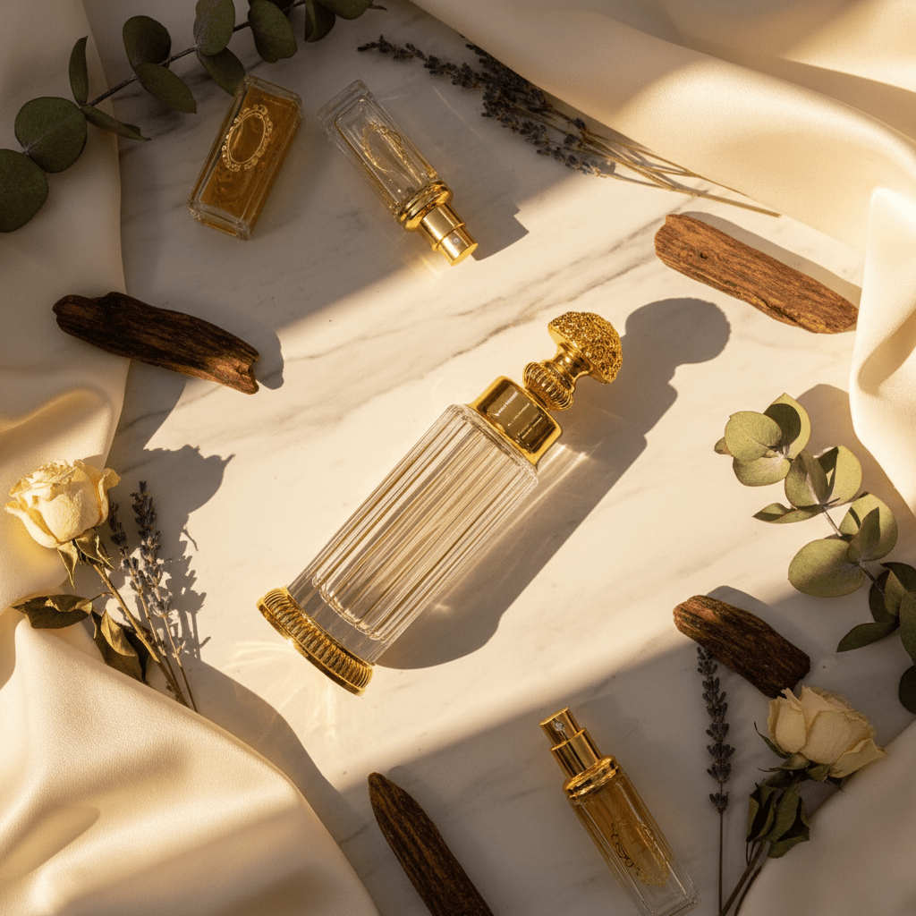Mayflower Ribbed Crystal Glass Perfume Bottle with Ornate Gold Metal Base — 250ml - Al Kabayel Discount CentreMayflower Ribbed Crystal Glass Perfume Bottle with Ornate Gold Metal Base — 250mlPerfume BottlesMAYFLOWERAl Kabayel Discount Centre