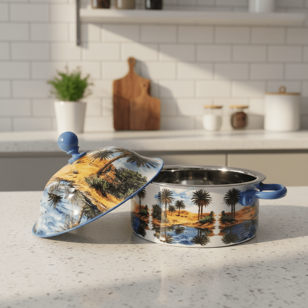 MayFlower Stainless Steel Thermal Hot Pot 2.5L – Blue Nature Design - Al Kabayel Discount CentreMayFlower Stainless Steel Thermal Hot Pot 2.5L – Blue Nature DesignCasserolesMAYFLOWERAl Kabayel Discount Centre