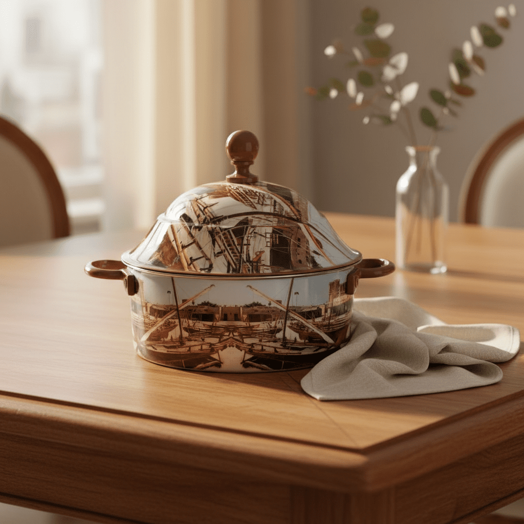 MayFlower Stainless Steel Thermal Hot Pot 2.5L – Brown Old Dubai Design - Al Kabayel Discount CentreMayFlower Stainless Steel Thermal Hot Pot 2.5L – Brown Old Dubai DesignCasserolesMAYFLOWERAl Kabayel Discount Centre