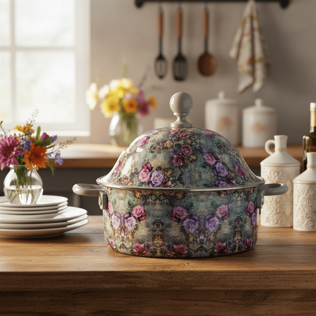 MayFlower Stainless Steel Thermal Hot Pot 2.5L – Gray Floral Design - Al Kabayel Discount CentreMayFlower Stainless Steel Thermal Hot Pot 2.5L – Gray Floral DesignCasserolesMAYFLOWERAl Kabayel Discount Centre