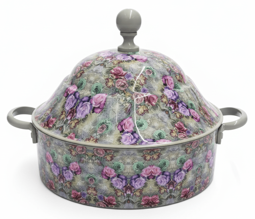MayFlower Stainless Steel Thermal Hot Pot 5L – Gray Floral Design - Al Kabayel Discount CentreMayFlower Stainless Steel Thermal Hot Pot 5L – Gray Floral DesignCasserolesMAYFLOWERAl Kabayel Discount Centre