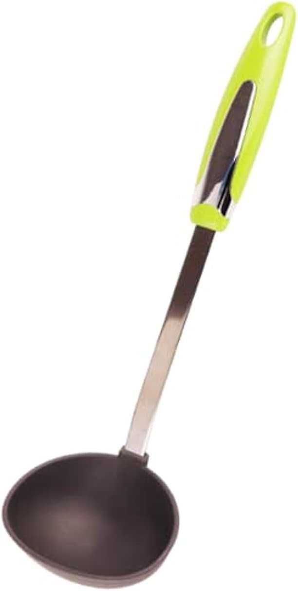 Meadows Non Stick Soup Nylon Laddle - 32cmX9.5cm - Green/Grey - Al Kabayel Discount CentreMeadows Non Stick Soup Nylon Laddle - 32cmX9.5cm - Green/GreyKitchen Utensils & GadgetsMEADOWSAl Kabayel Discount Centre
