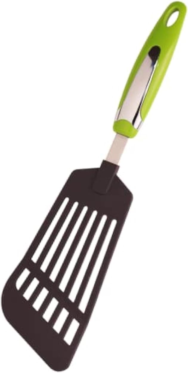 Meadows Stainless Steel Egg Turner Nylon - 33cmX9cm - Green&Grey - Al Kabayel Discount CentreMeadows Stainless Steel Egg Turner Nylon - 33cmX9cm - Green&GreyKitchen Utensils & GadgetsMEADOWSAl Kabayel Discount Centre