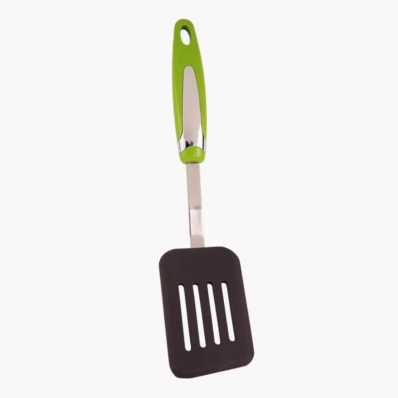 Meadows Stainless Steel Non - Stick Nylon Turner - 30cmX7cm - Green&Grey - Al Kabayel Discount CentreMeadows Stainless Steel Non - Stick Nylon Turner - 30cmX7cm - Green&GreyKitchen Utensils & GadgetsMEADOWSAl Kabayel Discount Centre