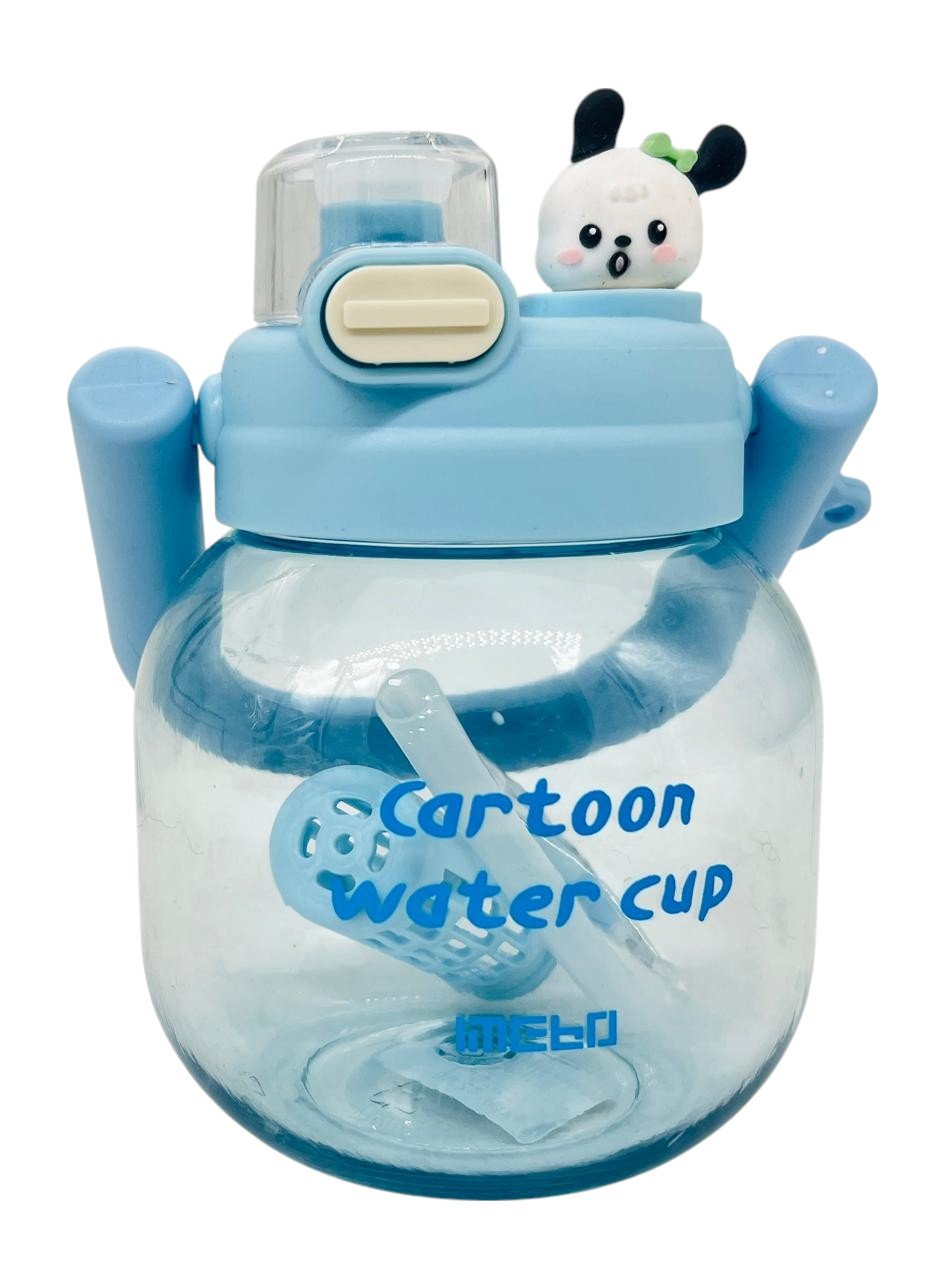 Mebo Tranparent Plastic Cartoon Water Bottle 800ml, Blue - Al Kabayel Discount CentreMebo Tranparent Plastic Cartoon Water Bottle 800ml, BlueWater BottlesMEBOAl Kabayel Discount Centre