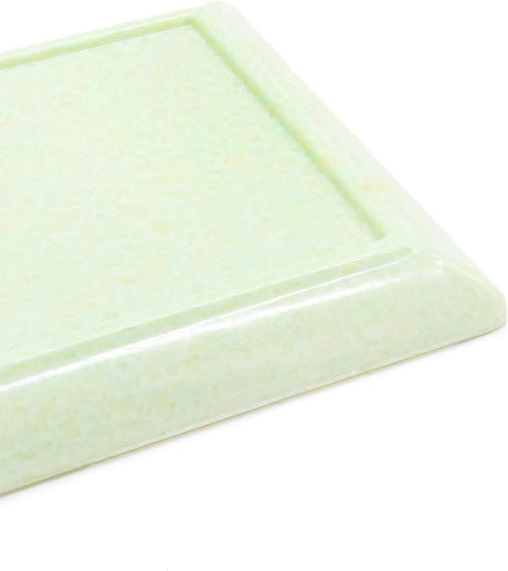 Melamine Rectangle Serving Tray 25x17cm, Light Green Color Marble Designed Texture Plates Rectangular Shape Pattern Healthy Platter Tray Kitchen Product Premium Multipurpose Use Accessories - Al Kabayel Discount CentreMelamine Rectangle Serving Tray 25x17cm, Light Green Color Marble Designed Texture Plates Rectangular Shape Pattern Healthy Platter Tray Kitchen Product Premium Multipurpose Use AccessoriesAl Kabayel Discount CenterAl Kabayel Discount Centre