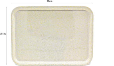 Melamine Rectangle Serving Tray 41x30cm, Off - White Color Marble Designed Texture Plates Rectangular Shape Pattern Healthy Platter Tray Kitchen Product Premium Multipurpose Use Accessories - Al Kabayel Discount CentreMelamine Rectangle Serving Tray 41x30cm, Off - White Color Marble Designed Texture Plates Rectangular Shape Pattern Healthy Platter Tray Kitchen Product Premium Multipurpose Use AccessoriesAKDCAl Kabayel Discount Centre