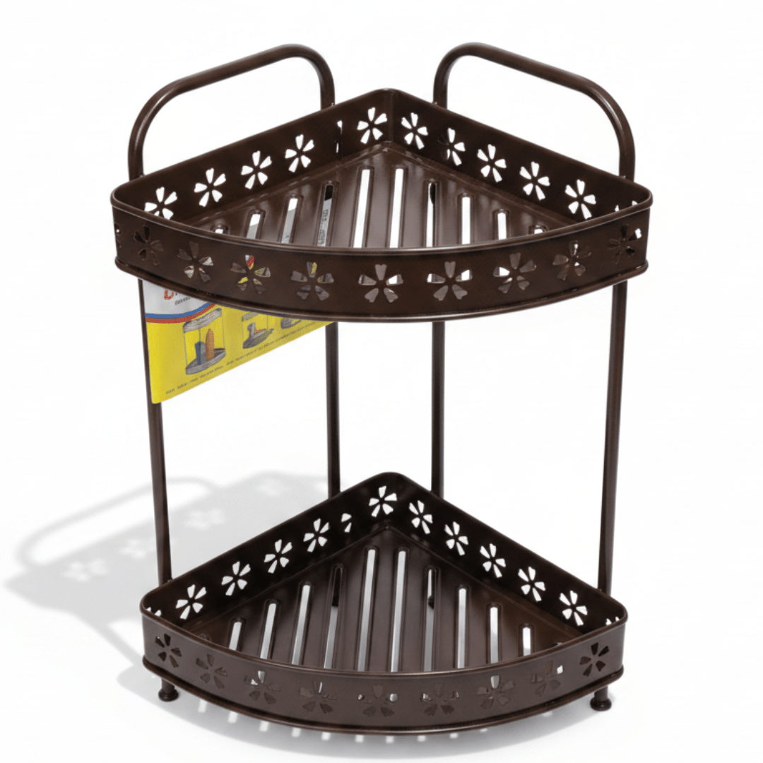 Meta Modern Black Metal 2 - Tier Multipurpose Storage and Organizer Rack – 35 cm - Al Kabayel Discount CentreMeta Modern Black Metal 2 - Tier Multipurpose Storage and Organizer Rack – 35 cmOrganizers & AccessoriesAKDCAl Kabayel Discount Centre