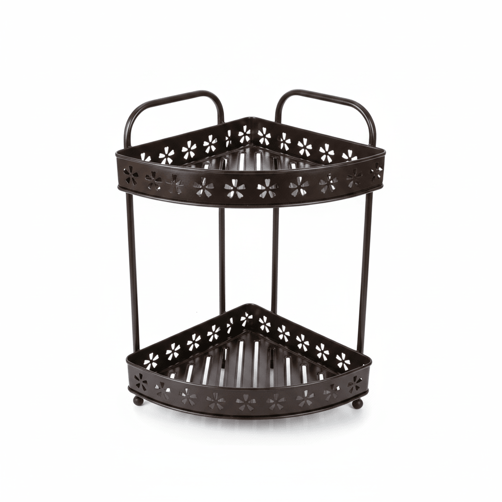 Meta Modern Black Metal 2 - Tier Multipurpose Storage and Organizer Rack – 35 cm - Al Kabayel Discount CentreMeta Modern Black Metal 2 - Tier Multipurpose Storage and Organizer Rack – 35 cmOrganizers & AccessoriesAKDCAl Kabayel Discount Centre