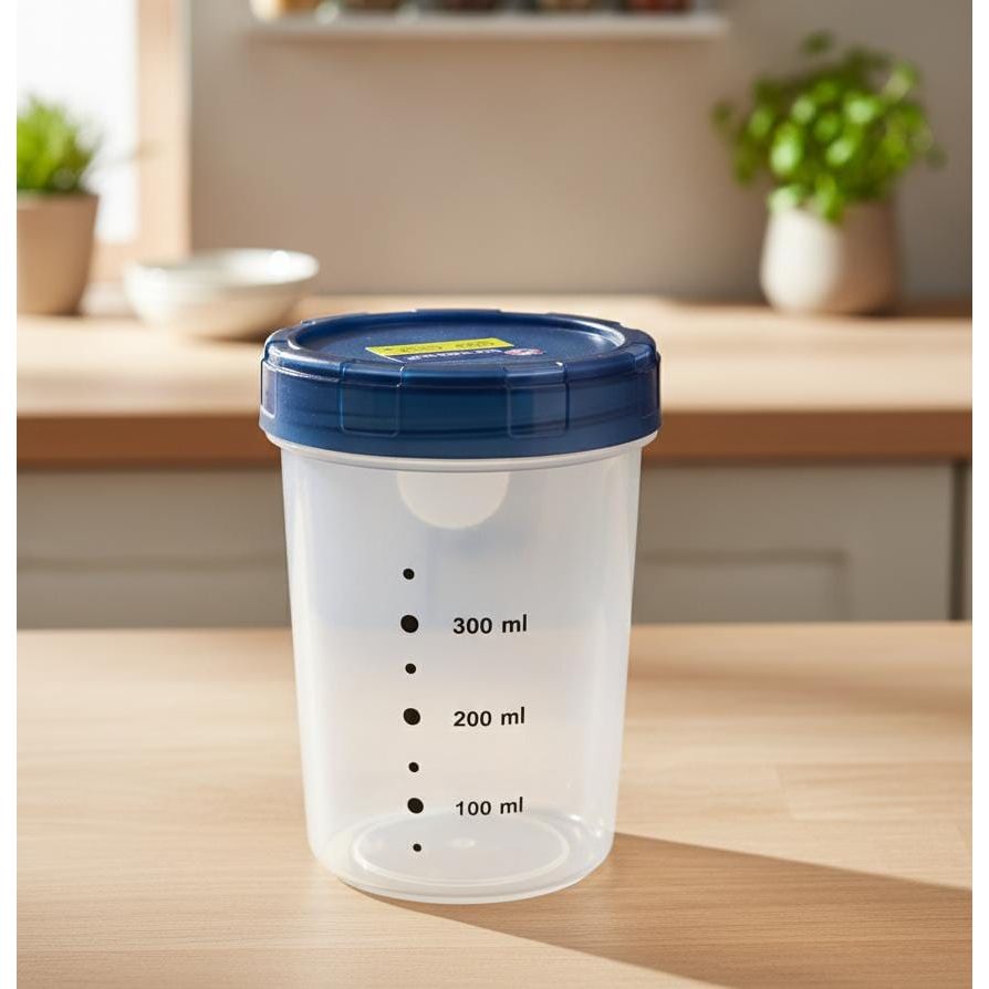 MICRON 660ml Plastic Canister – Transparent Food Storage Jar with Gray Lid, Ideal for Pulses & Dry Goods - Al Kabayel Discount CentreMICRON 660ml Plastic Canister – Transparent Food Storage Jar with Gray Lid, Ideal for Pulses & Dry GoodsOrganizers & AccessoriesMICRONAl Kabayel Discount Centre
