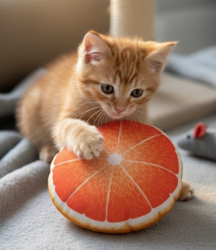 Midepet Funny Cat Toy Grapefruit Design Design - Al Kabayel Discount CentreMidepet Funny Cat Toy Grapefruit Design DesignPet SuppliesMIDEPETAl Kabayel Discount Centre