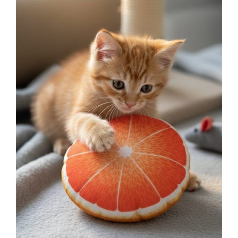 Midepet Funny Cat Toy Grapefruit Design Design - Al Kabayel Discount CentreMidepet Funny Cat Toy Grapefruit Design DesignPet SuppliesMIDEPETAl Kabayel Discount Centre