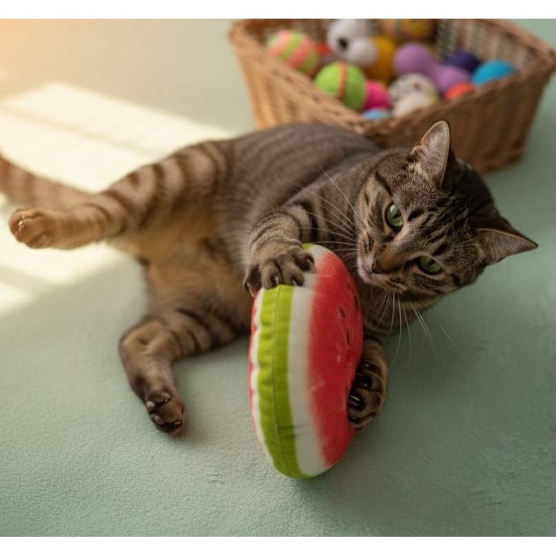 Midepet Funny Cat Toy Watermelon Design - Al Kabayel Discount CentreMidepet Funny Cat Toy Watermelon DesignPet SuppliesMIDEPETAl Kabayel Discount Centre