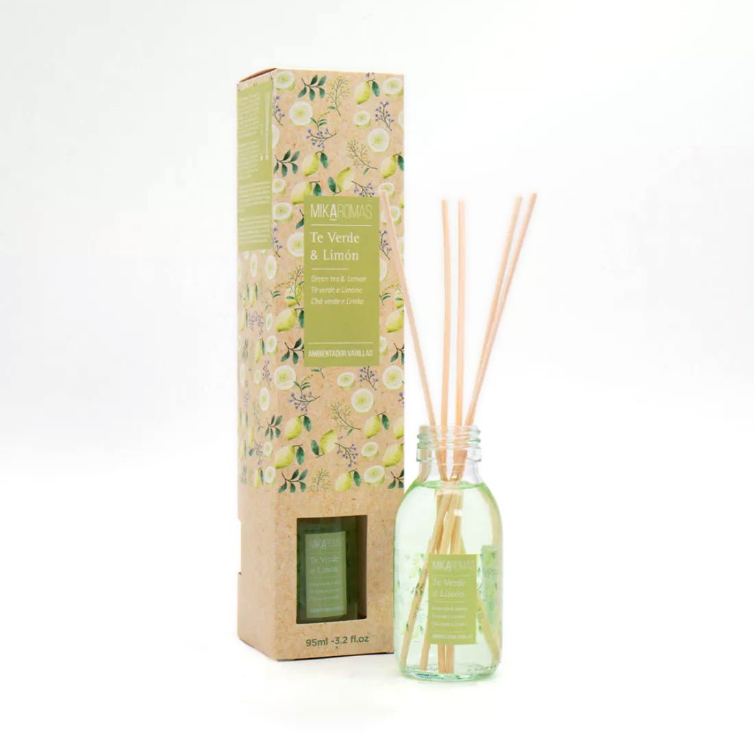 MIKAROMAS Reed Diffuser - Green Tea & Lemon 95ml - Al Kabayel Discount CentreMIKAROMAS Reed Diffuser - Green Tea & Lemon 95mlHome FragrancesMIKAROMASAl Kabayel Discount Centre