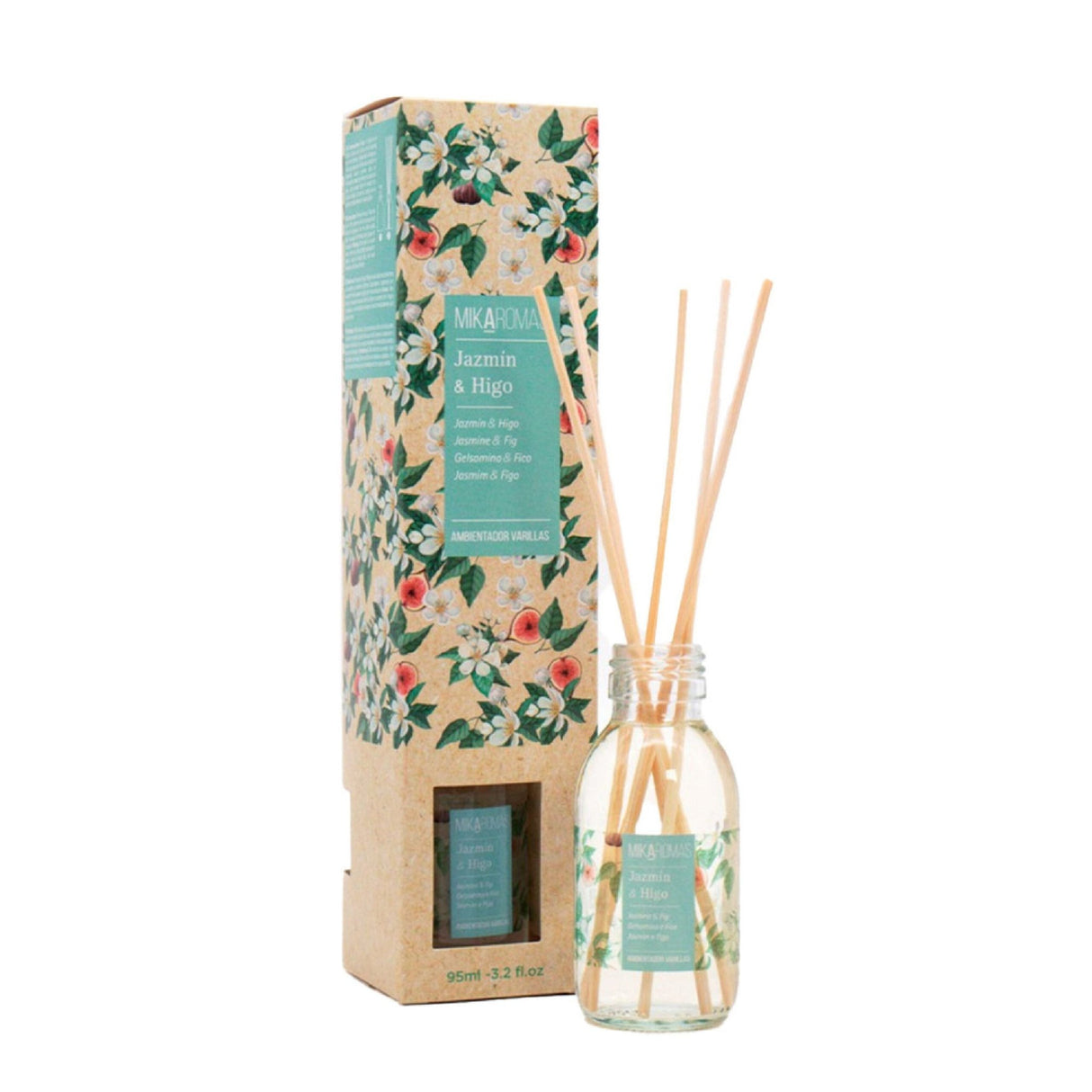 MIKAROMAS Reed Diffuser - Jasmine & Fig 95ml - Al Kabayel Discount CentreMIKAROMAS Reed Diffuser - Jasmine & Fig 95mlHome FragrancesMIKAROMASAl Kabayel Discount Centre