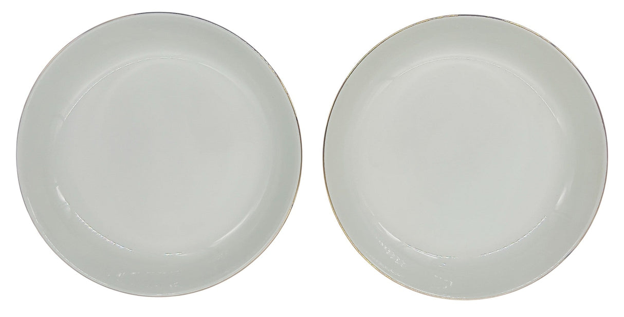 Minh Choice 2pc Porcelain Soup Plate 7", White and Gold Rim - Al Kabayel Discount CentreMinh Choice 2pc Porcelain Soup Plate 7", White and Gold RimPlatesMINH CHOICEAl Kabayel Discount Centre