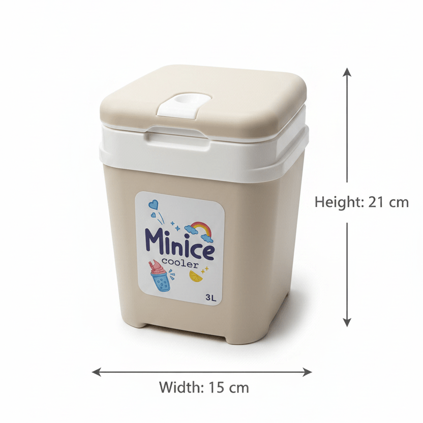 Minice Cooler Box Set of 3 – 3L / 1L / 320ml – Grey / Beige / Pink - Al Kabayel Discount CentreMinice Cooler Box Set of 3 – 3L / 1L / 320ml – Grey / Beige / PinkCoolersMINICEAl Kabayel Discount Centre