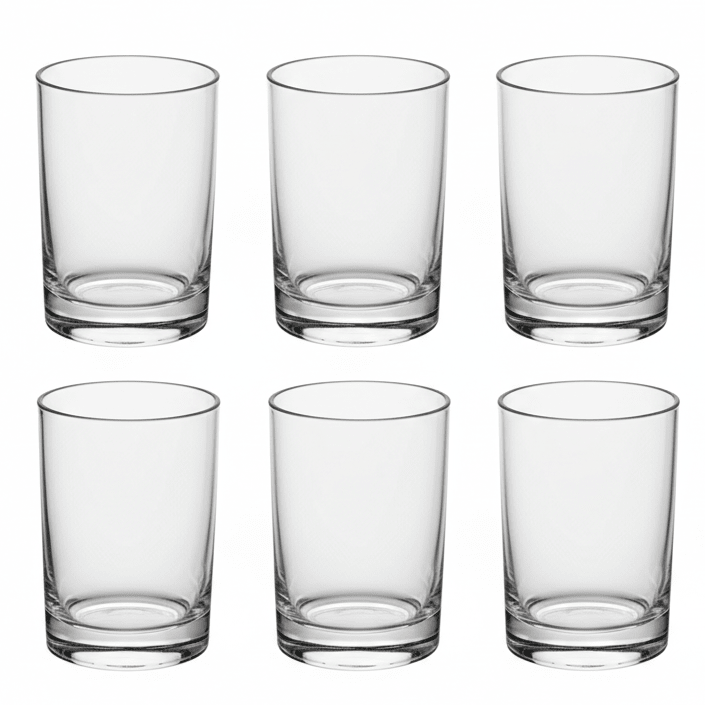 Mirage Clear Juice Glass Tumbler Set – Premium Serving Glasses for Juice & Beverages, 6 Pieces, 200 ml - Al Kabayel Discount CentreMirage Clear Juice Glass Tumbler Set – Premium Serving Glasses for Juice & Beverages, 6 Pieces, 200 mlTumblersMIRAGEAl Kabayel Discount Centre