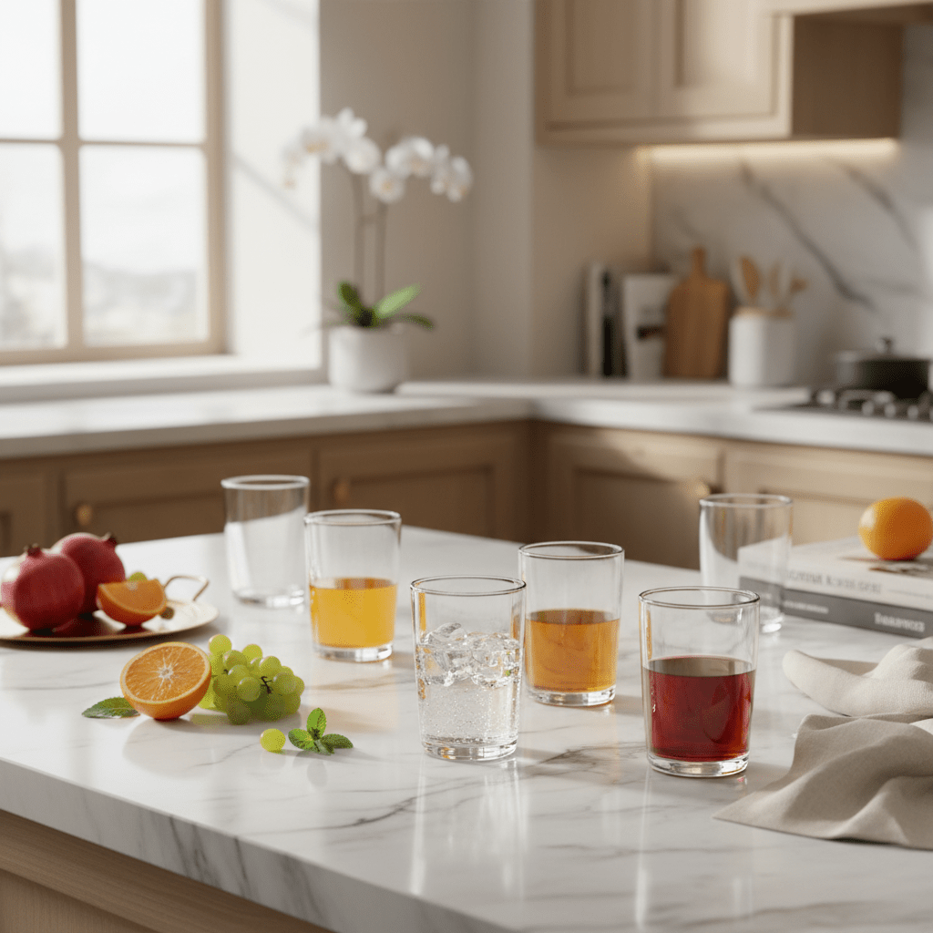 Mirage Clear Juice Glass Tumbler Set – Premium Serving Glasses for Juice & Beverages, 6 Pieces, 200 ml - Al Kabayel Discount CentreMirage Clear Juice Glass Tumbler Set – Premium Serving Glasses for Juice & Beverages, 6 Pieces, 200 mlTumblersMIRAGEAl Kabayel Discount Centre