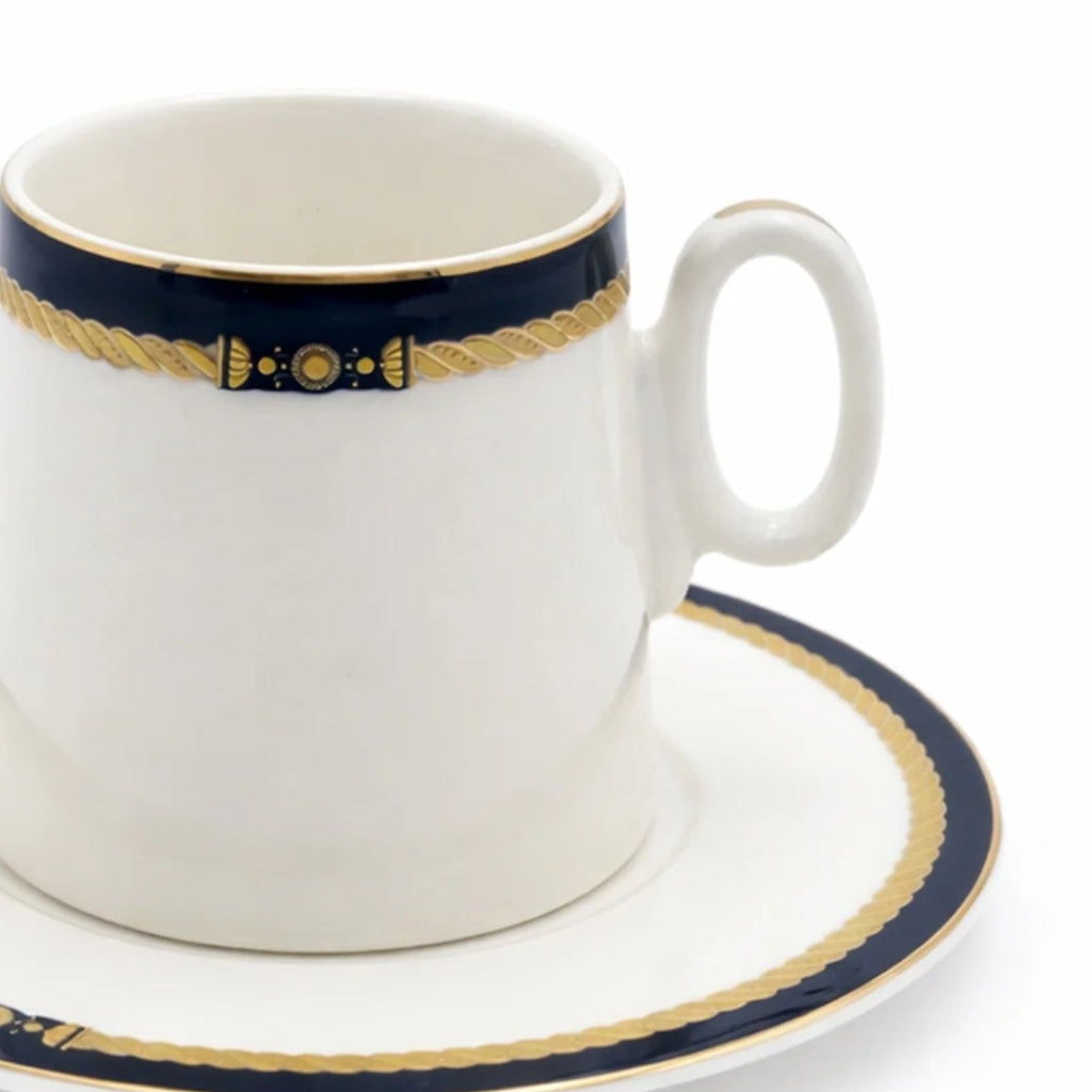 Angela Milk Cup with Saucer 12 Piece Set - 230ml