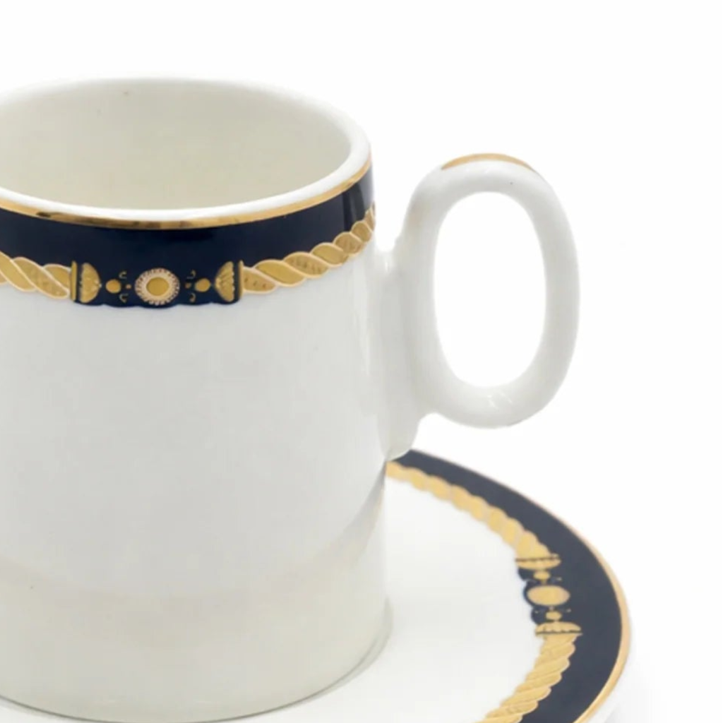Angela Turkish Coffee Cup with Saucer 12 Piece Set – 120ml