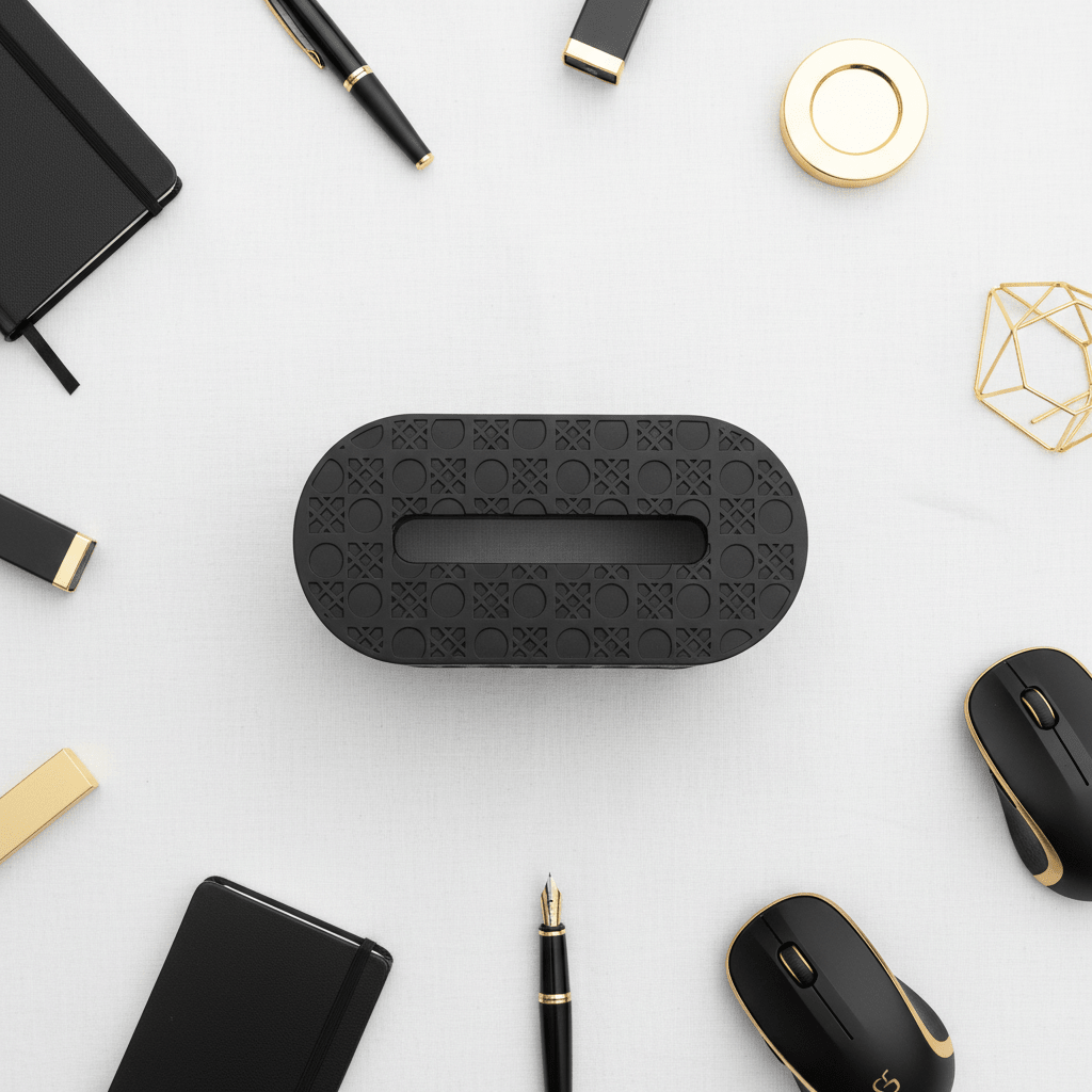 Modern Black Pop Tissue Box Holder with Elegant Minimalist Design – Premium Decorative Tissue Storage Case 21×10 cm - Al Kabayel Discount CentreModern Black Pop Tissue Box Holder with Elegant Minimalist Design – Premium Decorative Tissue Storage Case 21×10 cmNapkin Holders & Tissue BoxAKDCAl Kabayel Discount Centre