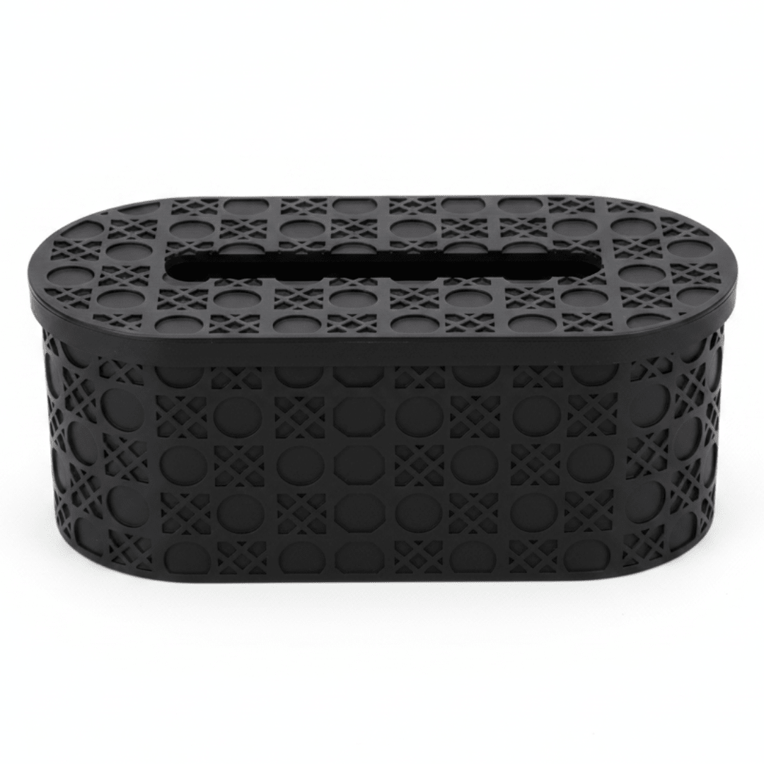 Modern Black Pop Tissue Box Holder with Elegant Minimalist Design – Premium Decorative Tissue Storage Case 21×10 cm - Al Kabayel Discount CentreModern Black Pop Tissue Box Holder with Elegant Minimalist Design – Premium Decorative Tissue Storage Case 21×10 cmNapkin Holders & Tissue BoxAKDCAl Kabayel Discount Centre