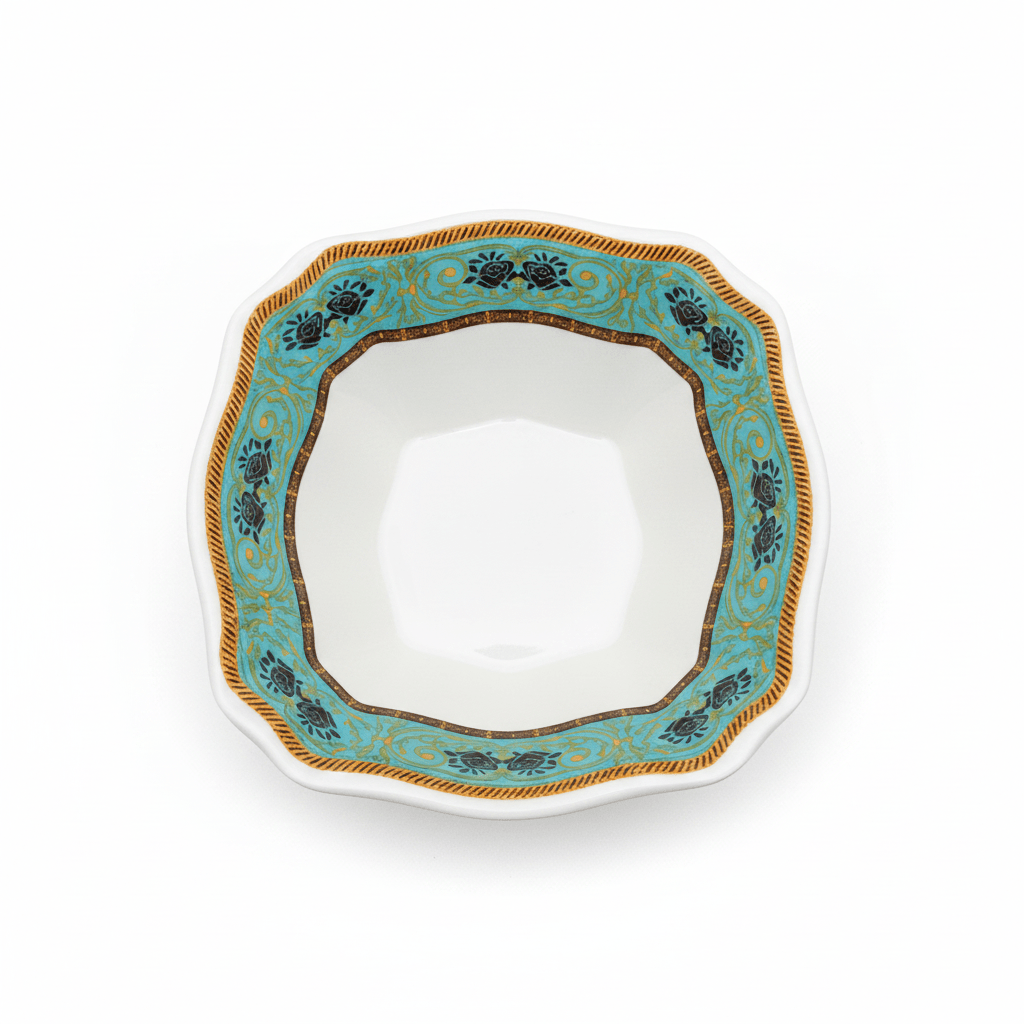 Moments Square White Melamine Soup Bowl with Multicolor Floral Design - 6.1 Inch - Al Kabayel Discount CentreMoments Square White Melamine Soup Bowl with Multicolor Floral Design - 6.1 InchBowlsMOMENTSAl Kabayel Discount Centre