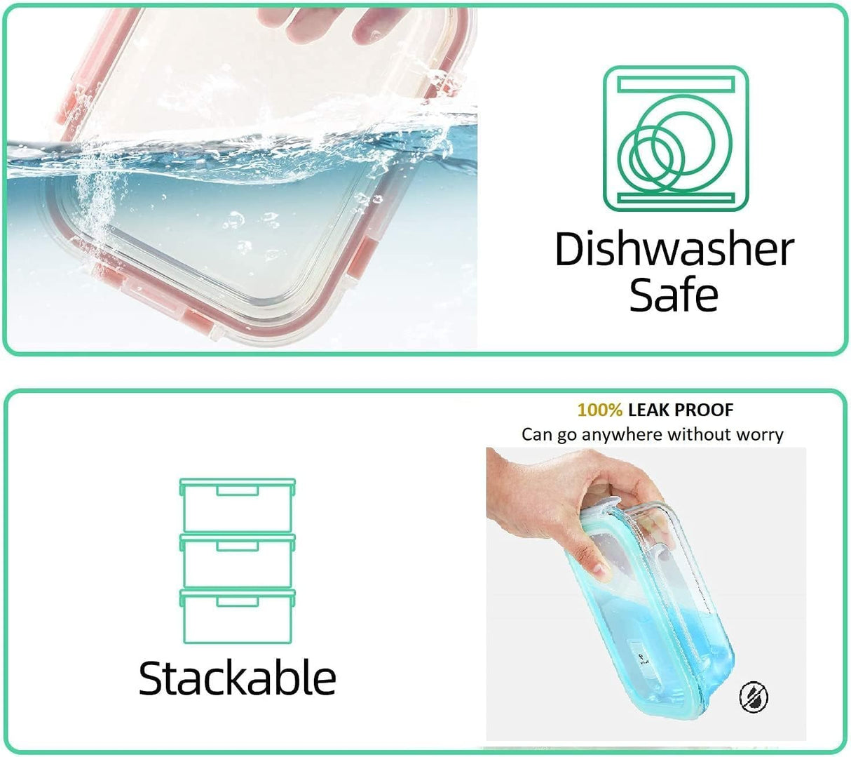 Mondex 700Ml Rectangular Glass Food Storage Container With Blue Lid, Cmn0096 - Al Kabayel Discount CentreMondex 700Ml Rectangular Glass Food Storage Container With Blue Lid, Cmn0096Food ContainersMondexAl Kabayel Discount Centre